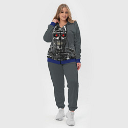 Женский 3D-костюм Скелет Терминатора, цвет: 3D-синий — фото 2