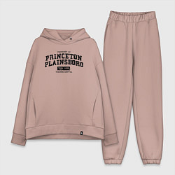 Женский костюм оверсайз Princeton Plainsboro, цвет: пыльно-розовый
