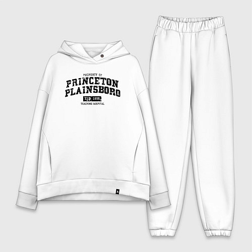 Женский костюм оверсайз Princeton Plainsboro / Белый – фото 1