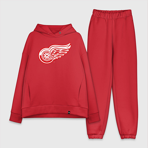 Женский костюм оверсайз Detroit Red Wings / Красный – фото 1