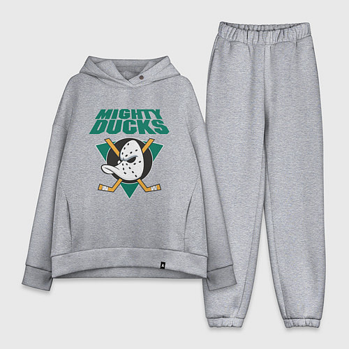 Женский костюм оверсайз Anaheim Mighty Ducks / Меланж – фото 1