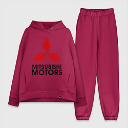 Женский костюм оверсайз Mitsubishi, цвет: маджента