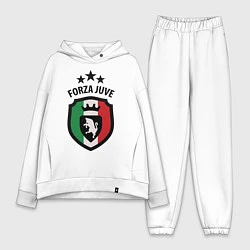 Женский костюм оверсайз Forza Juventus, цвет: белый