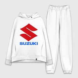 Женский костюм оверсайз Suzuki, цвет: белый