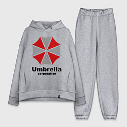 Женский костюм оверсайз Umbrella corporation, цвет: меланж