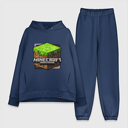 Женский костюм оверсайз Minecraft: Pocket Edition, цвет: тёмно-синий
