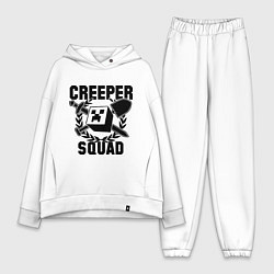 Женский костюм оверсайз Creeper Squad, цвет: белый