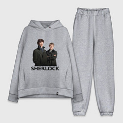 Женский костюм оверсайз Sherlock, цвет: меланж