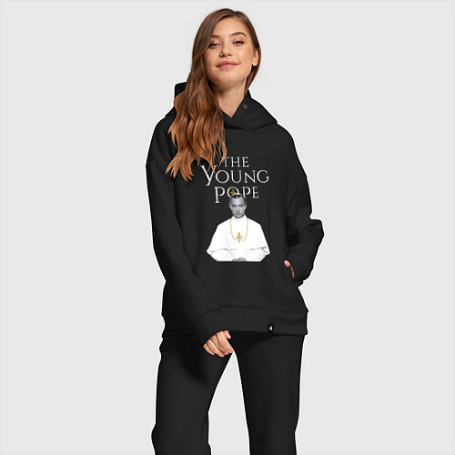 Женский костюм оверсайз The Young Pope / Черный – фото 2