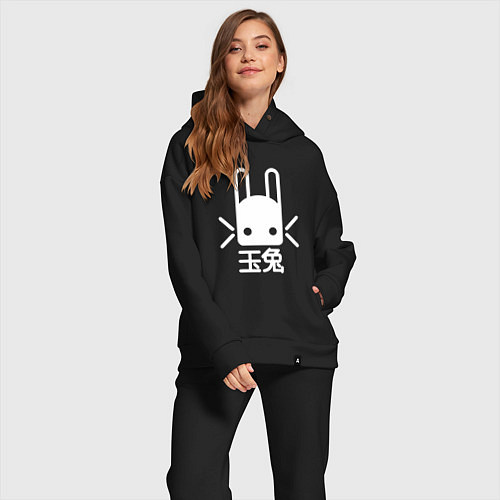 Женский костюм оверсайз Destiny Rabbit / Черный – фото 2