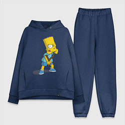 Женский костюм оверсайз Bart Bully, цвет: тёмно-синий