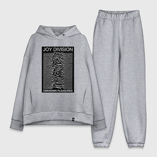 Женский костюм оверсайз Joy Division: Unknown Pleasures / Меланж – фото 1