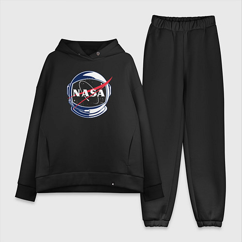 Женский костюм оверсайз NASA / Черный – фото 1