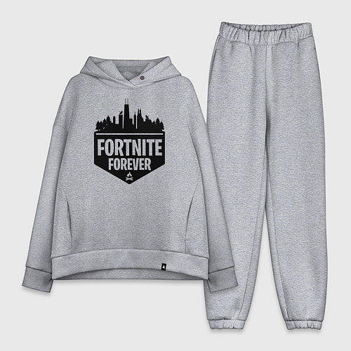 Женский костюм оверсайз Fortnite Forever / Меланж – фото 1