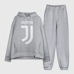 Женский костюм оверсайз FC Juventus, цвет: меланж