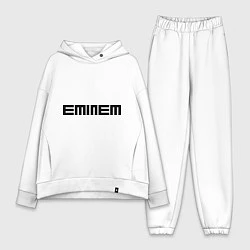 Женский костюм оверсайз Eminem: minimalism, цвет: белый