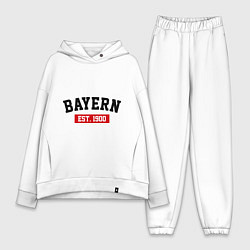 Женский костюм оверсайз FC Bayern Est. 1900, цвет: белый