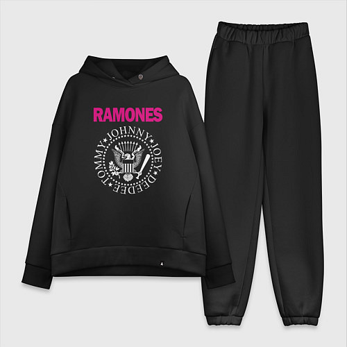 Женский костюм оверсайз Ramones Boyband / Черный – фото 1