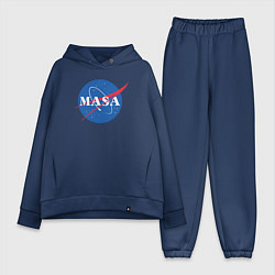 Женский костюм оверсайз NASA: Masa, цвет: тёмно-синий