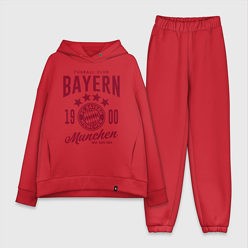 Женский костюм оверсайз Bayern Munchen 1900 / Красный – фото 1