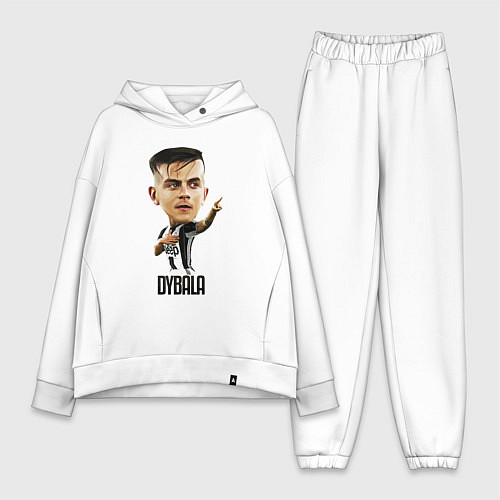 Женский костюм оверсайз Dybala / Белый – фото 1