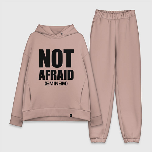 Женский костюм оверсайз Not Afraid / Пыльно-розовый – фото 1