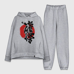 Женский костюм оверсайз Кёкусинкай, цвет: меланж