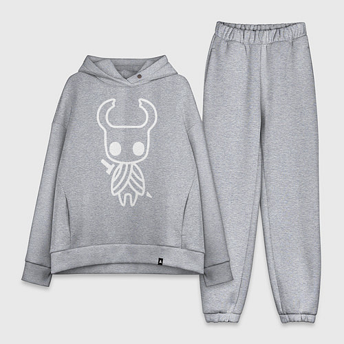 Женский костюм оверсайз Hollow Knight / Меланж – фото 1