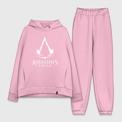 Женский костюм оверсайз Assassin’s Creed, цвет: светло-розовый