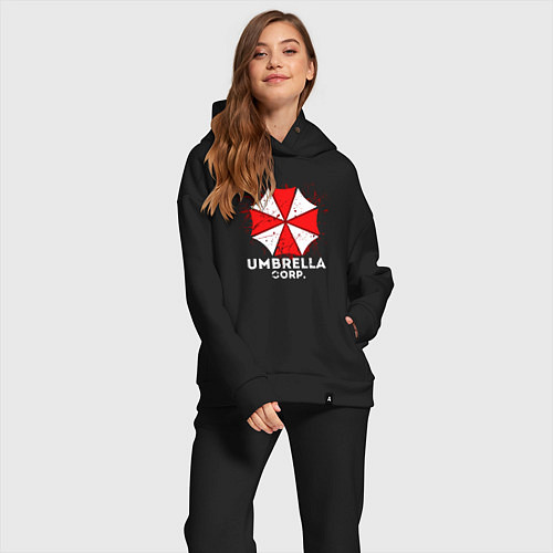 Женский костюм оверсайз UMBRELLA CORP / Черный – фото 2