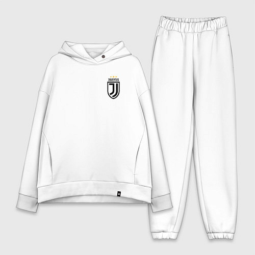 Женский костюм оверсайз JUVENTUS / Белый – фото 1