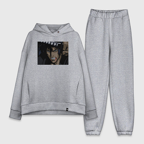 Женский костюм оверсайз Манускрипт ниндзя / Меланж – фото 1