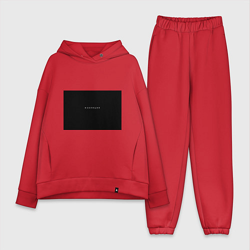 Женский костюм оверсайз Изоляция / Красный – фото 1