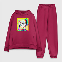 Женский костюм оверсайз Сейлор Мун Усаги Цукино Sailor, цвет: маджента