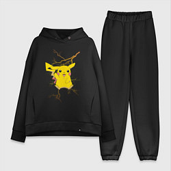 Женский костюм оверсайз Pikachu, цвет: черный