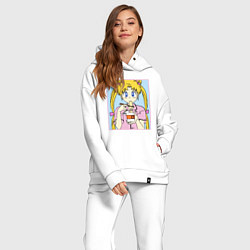 Женский костюм оверсайз Sailor Moon Usagi Tsukino, цвет: белый — фото 2