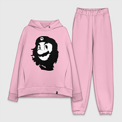 Женский костюм оверсайз Che Mario, цвет: светло-розовый