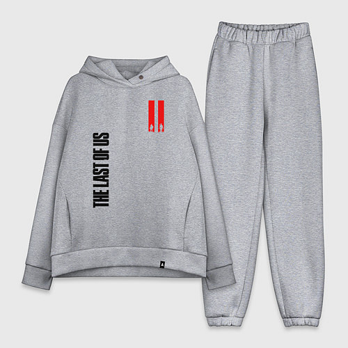 Женский костюм оверсайз THE LAST OF US II / Меланж – фото 1