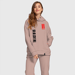 Женский костюм оверсайз THE LAST OF US II, цвет: пыльно-розовый — фото 2