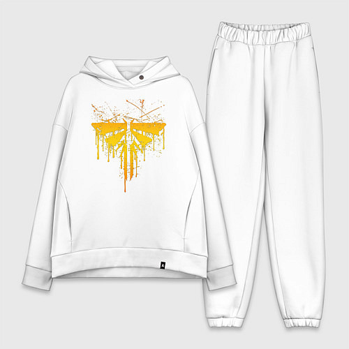 Женский костюм оверсайз THE LAST OF US 2 ЦИКАДЫ / Белый – фото 1