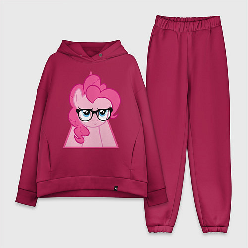 Женский костюм оверсайз Pinky Pie hipster / Маджента – фото 1