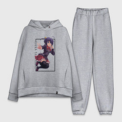 Женский костюм оверсайз Рикка Таканаси Чудачества любви не помеха!, цвет: меланж