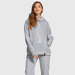 Женский костюм оверсайз Академия Амбрелла, цвет: меланж — фото 2