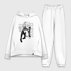 Женский костюм оверсайз No Game No Life, цвет: белый