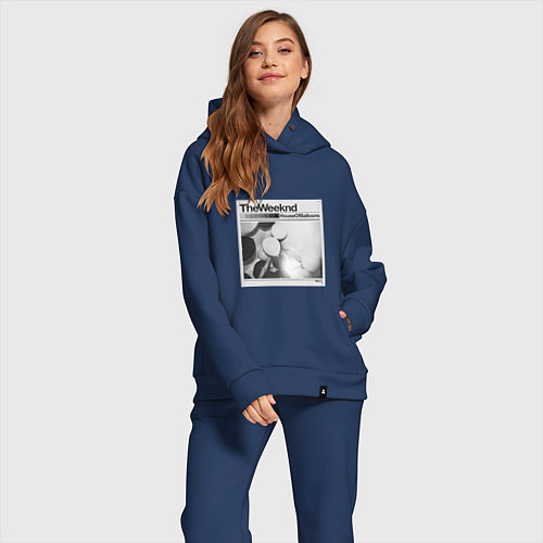 Женский костюм оверсайз House Of Balloons The Weeknd / Тёмно-синий – фото 2