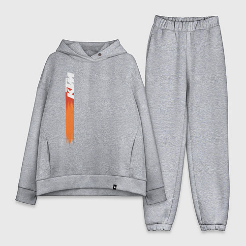 Женский костюм оверсайз KTM КТМ Z / Меланж – фото 1