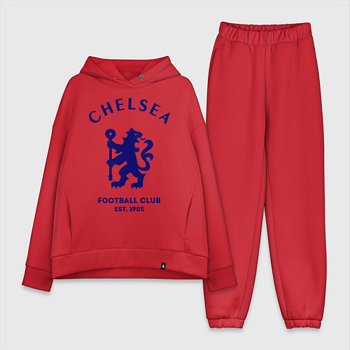 Женский костюм оверсайз Chelsea Est. 1905 / Красный – фото 1