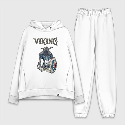 Женский костюм оверсайз Викинг Viking Воин Z / Белый – фото 1