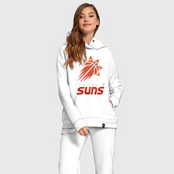 Женский костюм оверсайз Suns Basketball, цвет: белый — фото 2