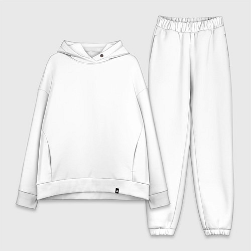 Женский костюм оверсайз 1000-7 Ghoul / Белый – фото 1